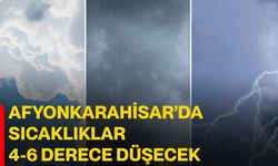 Afyonkarahisar’da sıcaklıklar 4-6 derece düşecek