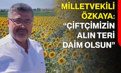 Milletvekili Özkaya: “Çiftçimizin alın teri daim olsun”