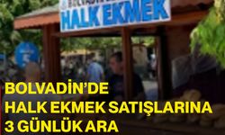 Bolvadin’de halk ekmek satışlarına 3 günlük ara