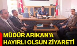 Müdür Arıkan’a hayırlı olsun ziyareti