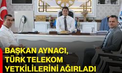 Başkan Aynacı, Türk Telekom yetkililerini ağırladı