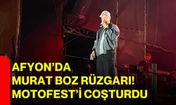 Afyon’da Murat Boz rüzgarı! Motofest’i coşturdu