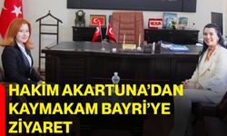 Hakim Akartuna’dan Kaymakam Bayri’ye ziyaret