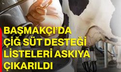Başmakçı’da çiğ süt desteği listeleri askıya çıkarıldı