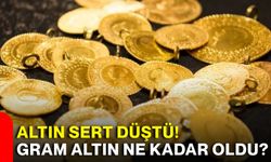Altın sert düştü! Gram altın ne kadar oldu?