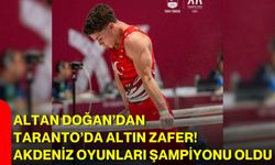 Altan Doğan’dan Taranto’da altın zafer! Akdeniz Oyunları şampiyonu oldu