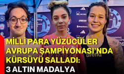 Milli Para Yüzücüler Avrupa Şampiyonası’nda Kürsüyü Salladı: 3 Altın Madalya
