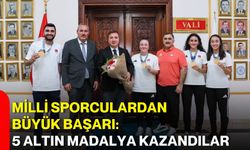 Milli sporculardan büyük başarı: 5 altın madalya kazandılar