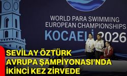 Sevilay Öztürk Avrupa Şampiyonası’nda ikinci kez zirvede