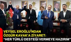 Veysel Eroğlu’ndan Özgür Kavak’a ziyaret: “Her türlü desteği vermeye hazırım”