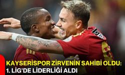Kayserispor zirvenin sahibi oldu: 1. Lig'de liderliği aldı