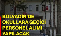 Bolvadin’de okullara geçici personel alımı yapılacak