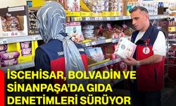 İscehisar, Bolvadin ve Sinanpaşa’da gıda denetimleri sürüyor