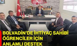 Bolvadin’de ihtiyaç sahibi öğrenciler için anlamlı destek