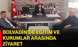 Bolvadin’de eğitim ve kurumlar arasında ziyaret
