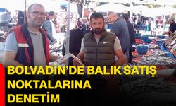 Bolvadin’de balık satış noktalarına denetim