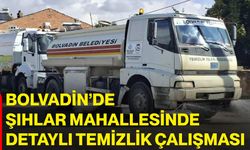 Bolvadin’de Şıhlar Mahallesinde detaylı temizlik çalışması