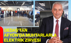 OEDAŞ’tan Afyon’da muhtarlarla elektrik zirvesi
