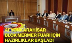 Afyonkarahisar Blok Mermer Fuarı için hazırlıklar başladı