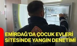 Emirdağ’da çocuk evleri sitesinde yangın denetimi