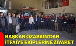 Başkan Özaşkın’dan itfaiye ekiplerine ziyaret