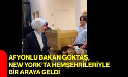Afyonlu Bakan Göktaş, New York’ta hemşehrileriyle bir araya geldi