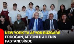 New York’ta Afyon rüzgarı! Erdoğan, Afyonlu ailenin pastanesinde