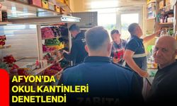 Şuhut’ta okul kantinlerinde zabıta denetimi