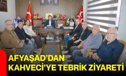 AFYAŞAD’dan Kahveci’ye Tebrik Ziyareti