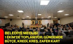 Belediye Meclisi 1 Ekim’de toplanıyor: Gündemde bütçe, kredi, kreş, zafer kart