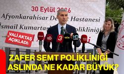 Vali Aktaş Açıkladı: Zafer Semt Polikliniği aslında ne kadar büyük?