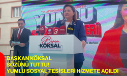 Başkan Köksal sözünü tuttu! Yumlu Sosyal Tesisleri hizmete açıldı