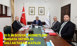 81 ilin sosyal hizmetleri masaya yatırıldı: Vali Aktaş da katıldı