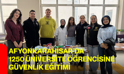 Afyonkarahisar’da 1250 üniversite öğrencisine güvenlik eğitimi