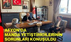 Afyon’da manda yetiştiricilerinin sorunları konuşuldu