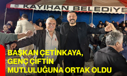 Başkan Çetinkaya, genç çiftin mutluluğuna ortak oldu
