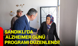 Sandıklı’da alzheımer günü programı düzenlendi