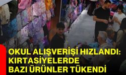 Okul alışverişi hızlandı: Kırtasiyelerde bazı ürünler tükendi