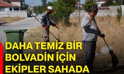Daha temiz bir Bolvadin için ekipler sahada