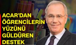 Acar’dan öğrencilerin yüzünü güldüren destek