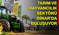 Tarım ve hayvancılık sektörü Dinar’da buluşuyor