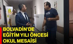 Bolvadin’de eğitim yılı öncesi okul mesaisi