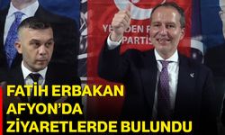 Fatih Erbakan Afyon’da ziyaretlerde bulundu