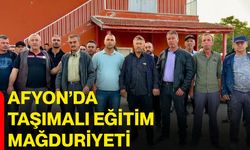 Afyon’da taşımalı eğitim mağduriyeti