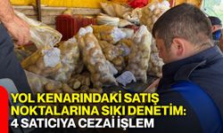 Yol kenarındaki satış noktalarına sıkı denetim: 4 satıcıya cezai işlem