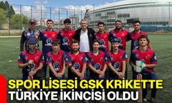 Spor Lisesi GSK, krikette Türkiye ikincisi oldu