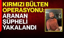 Kırmızı bülten operasyonu: Aranan şüpheli yakalandı
