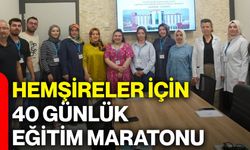 Hemşireler için 40 günlük eğitim maratonu