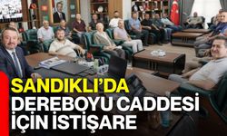 Sandıklı’da Dereboyu Caddesi için istişare
