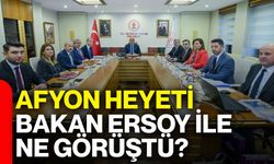 Afyonkarahisar heyeti Bakan Ersoy ile ne görüştü?